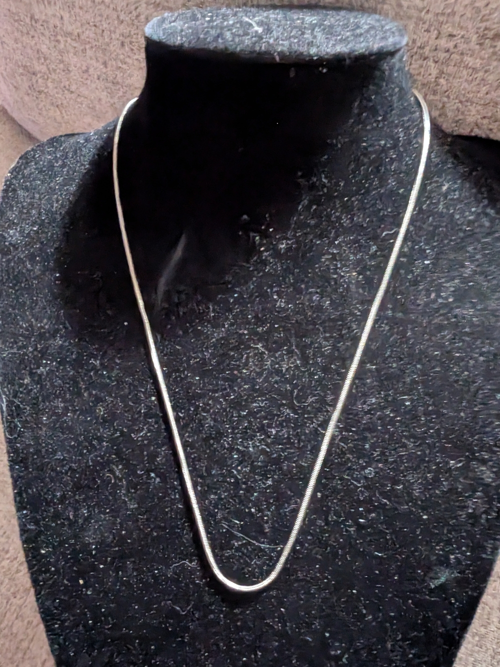 Classic Silver Snake Chain Necklace - Women's Jewelry